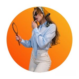 Vintage Bow front Long Sleeve Blouse